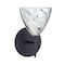 Besa Lighting Mia Mini Sconce, Marble Grigio, Bronze Finish, 1x5W LED 1SW-1779MG-LED-BR - alternate 1